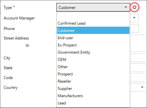 How to record a Company – Legrand CRM Knowledge Base